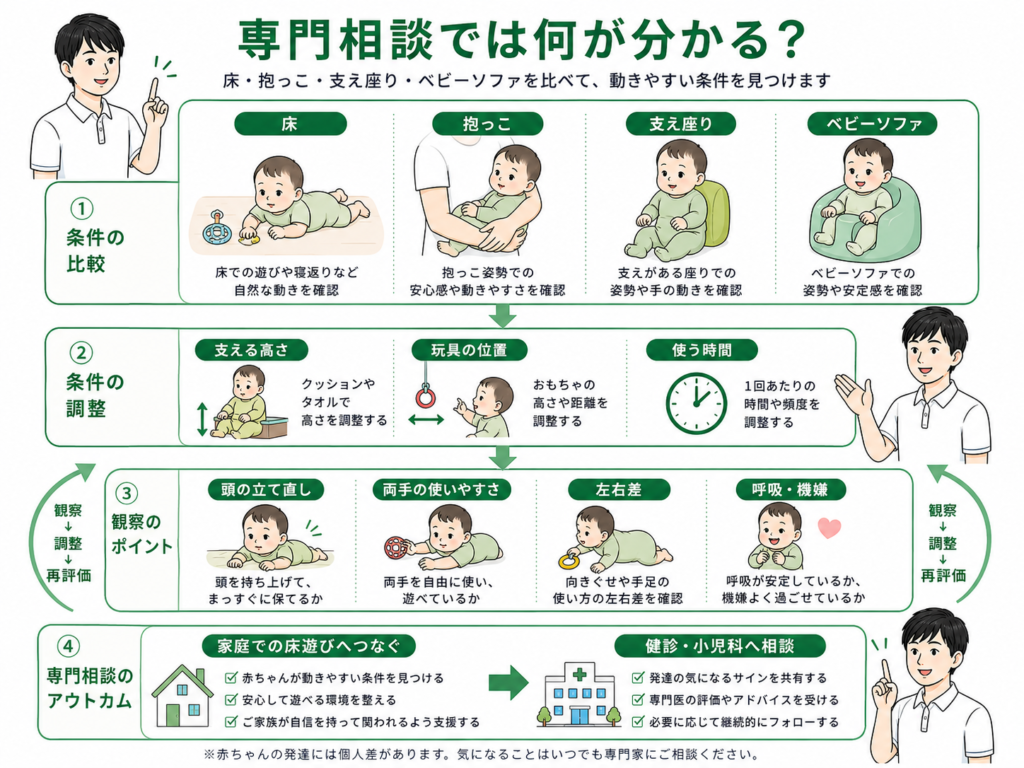 専門相談では何が分かる