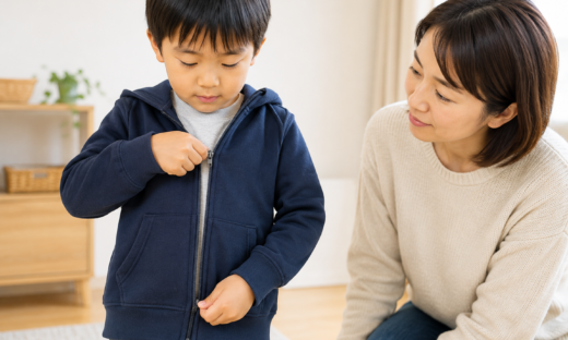 ファスナー占める