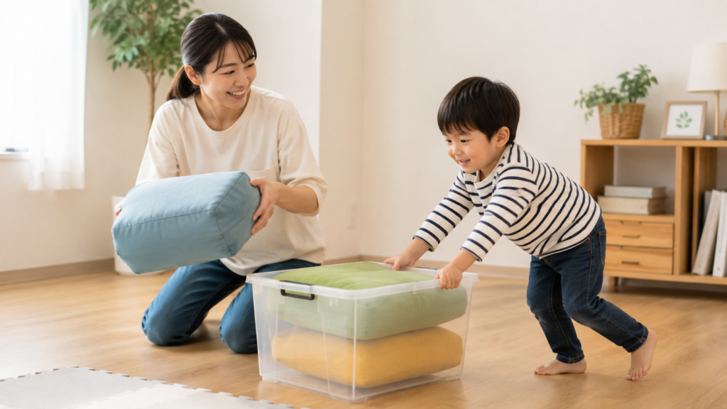 自宅での遊び