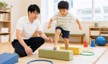 またぎ動作
