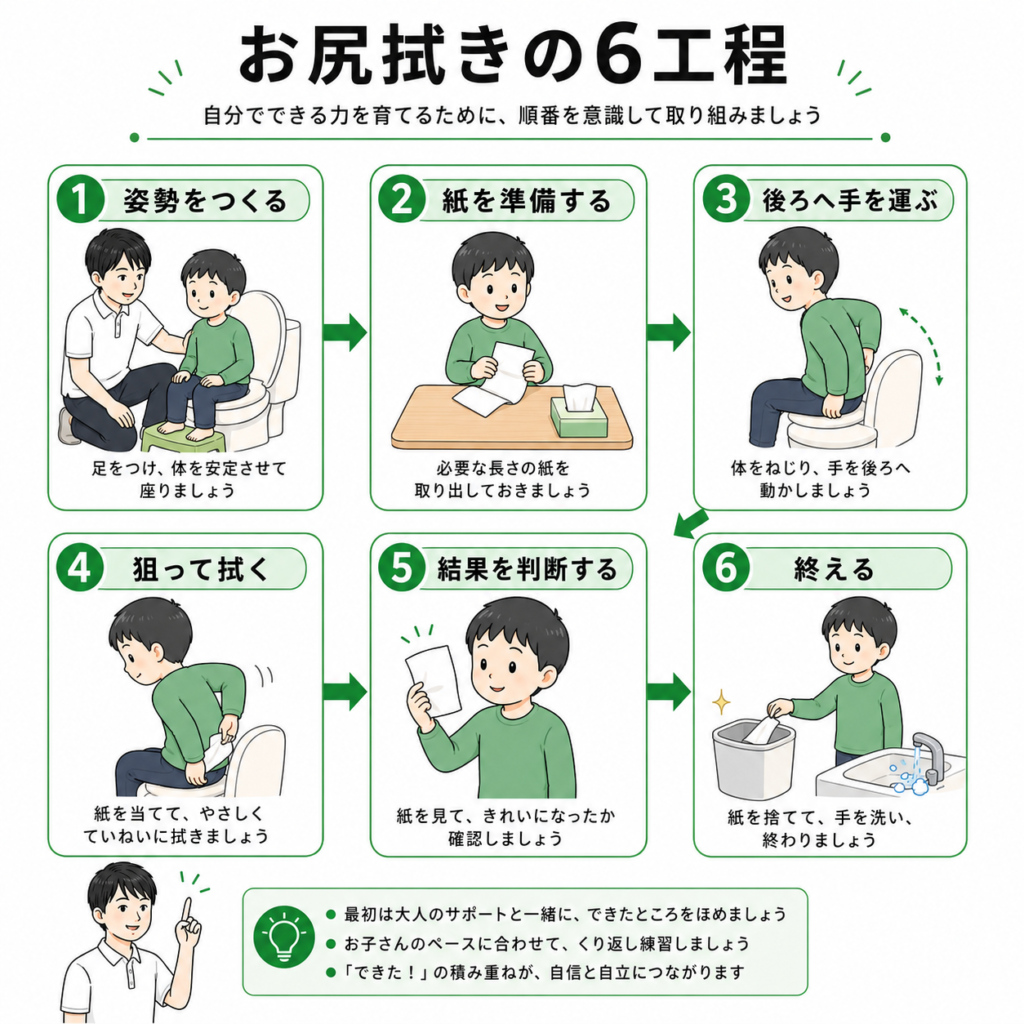 おしりふきの6工程