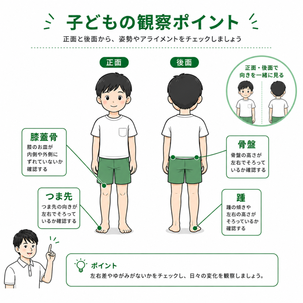 子供の観察ポイント