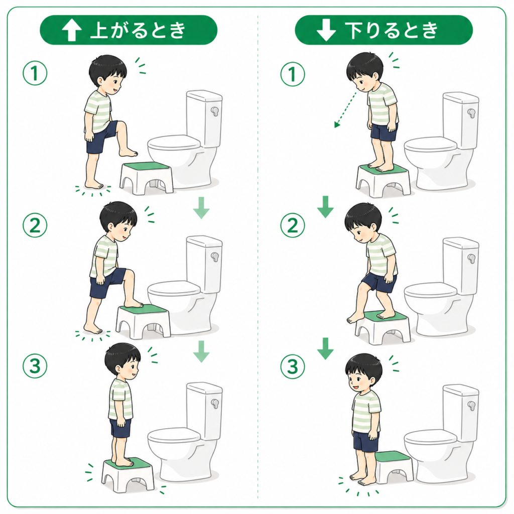 トイレの足場