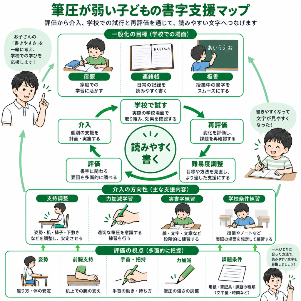 筆圧が弱い