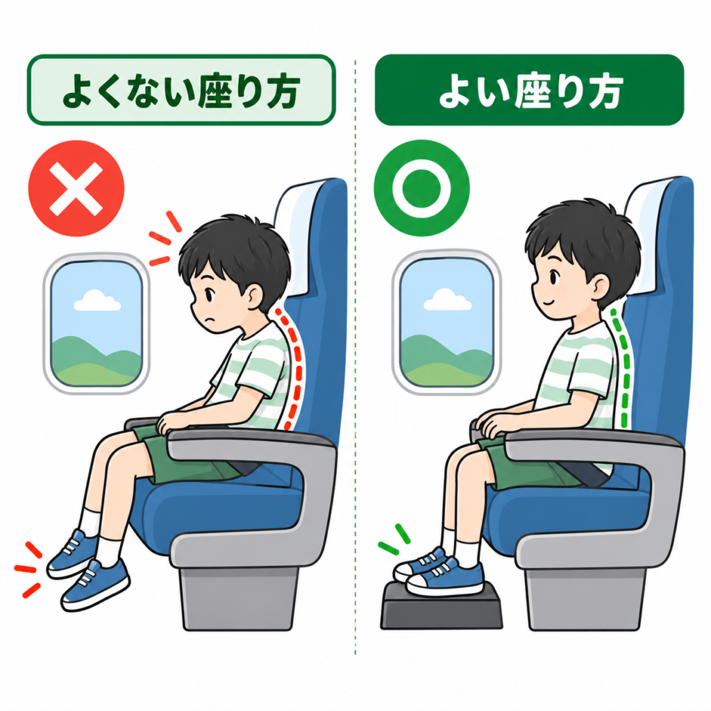 新幹線の座り方