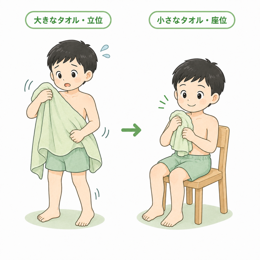 タオルのサイズ