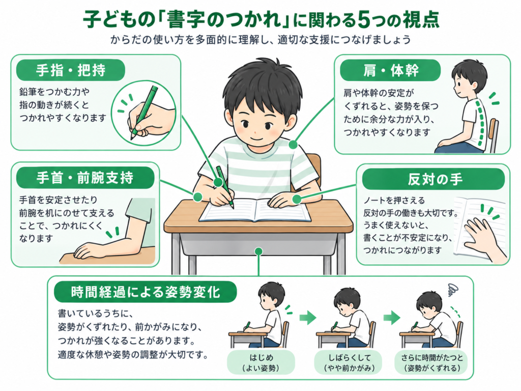 書字疲れ