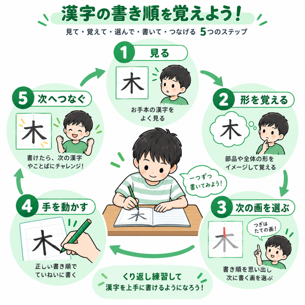 書き順を覚えよう