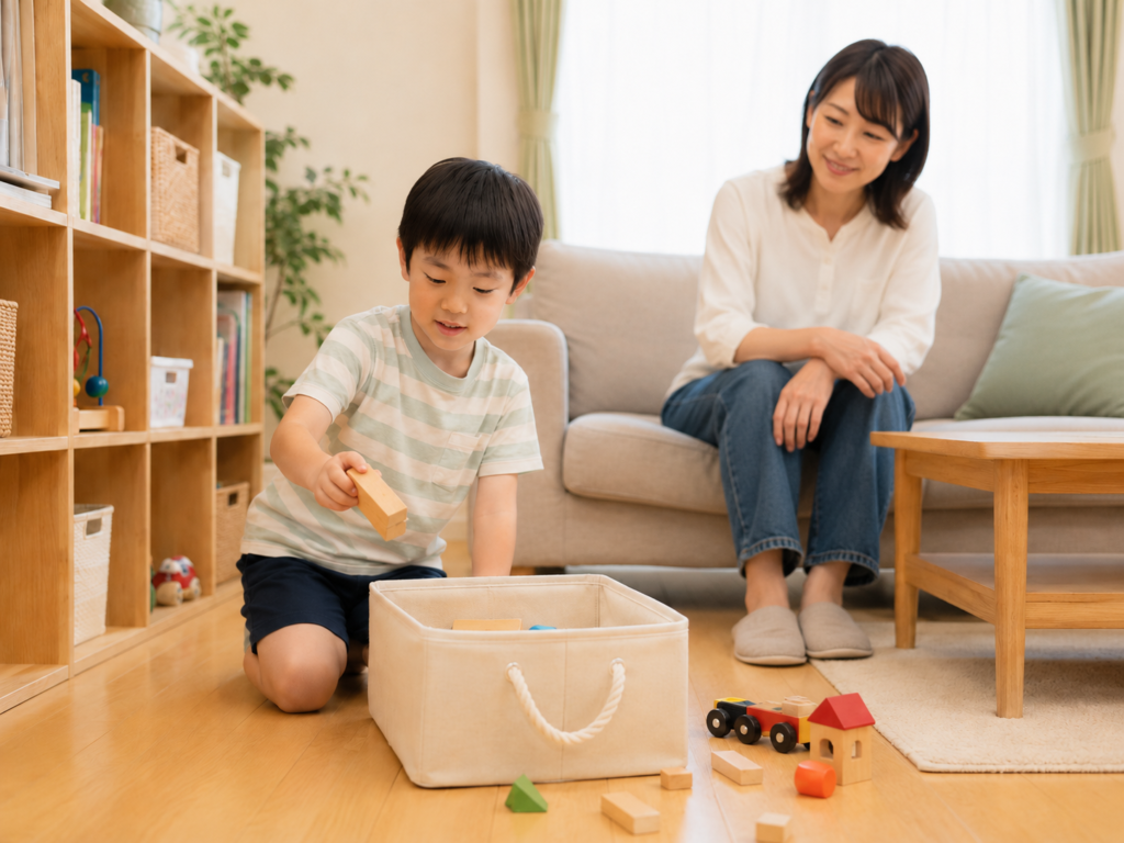 片付けの様子